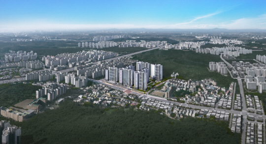 칸타빌 더 스위트 항공조감도